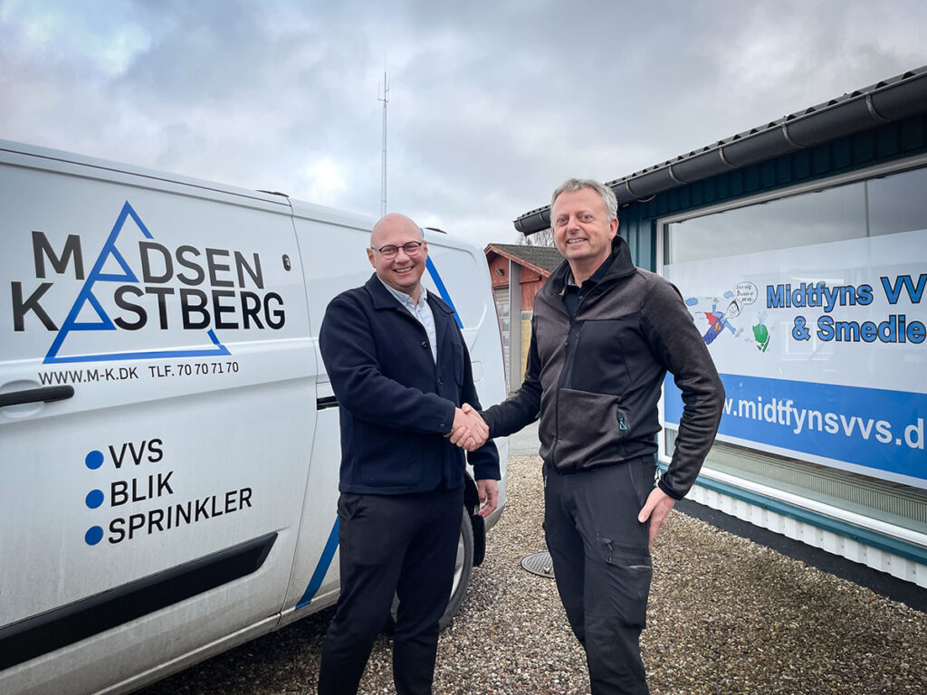 Madsen & Kastberg Gruppen udvider på Fyn: Overtager fynsk VVS-virksomhed
